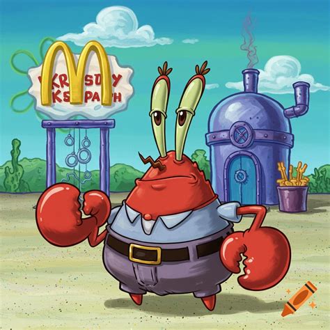 Mr Krabs Without Shell