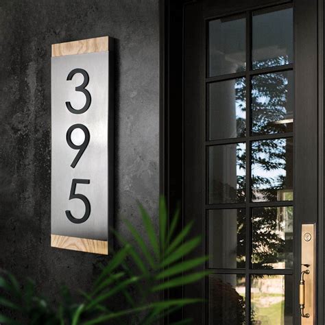 Contemporary House Numbers Contemporary House Sign Address Plaques