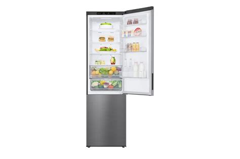 384L Tall Narrow Fridge Freezer Silver | LG UK