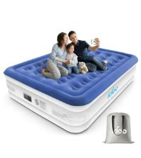iDOO Single Air Bed, Inflatable Bed with Built-in Electric Pump, 3 Mins ...
