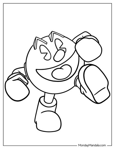 20 Pac Man Coloring Pages (Free PDF Printables)