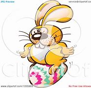 Image result for Easter Bunny Laying a Egg Clip Art