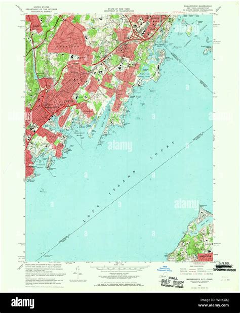 Map of mamaroneck new york hi-res stock photography and images - Alamy