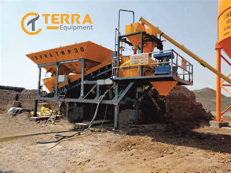 Mobile Concrete Batching plant (TMP Series) - Terra Equipment