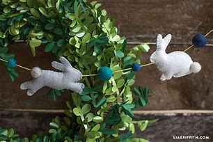Image result for Easter Bunny Garland Craft