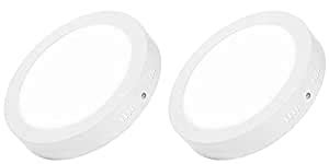 Buy FOS 20-Watt 2000 Lumens Round Surface Mount LED Panel Ceiling Light ...