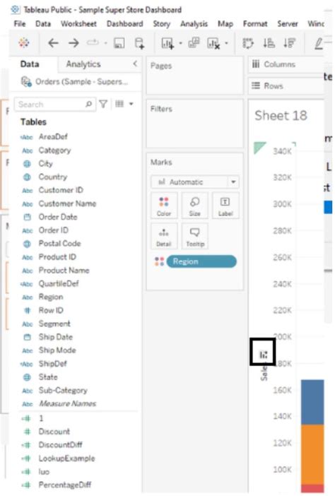 Image result for Tableau Bar Chart Visualization Examples