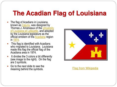 PPT - The Acadian Flag of Louisiana PowerPoint Presentation, free ...