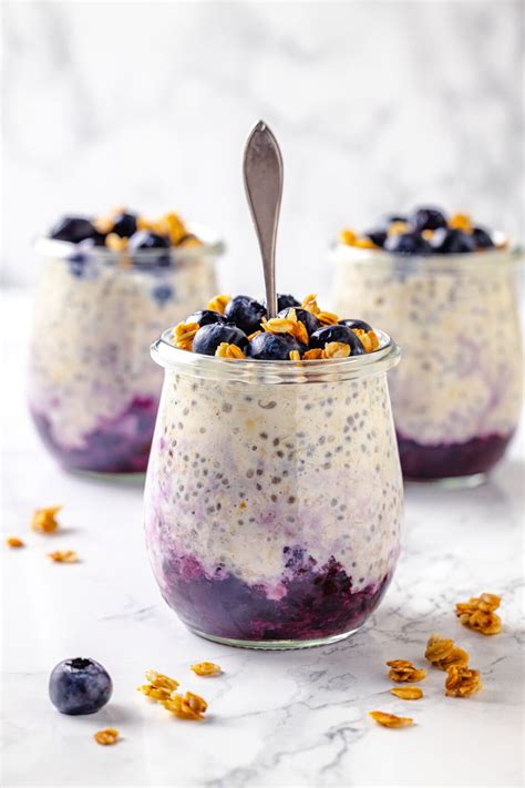 Blueberry Cheesecake Overnight Oats