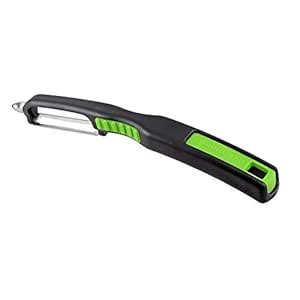 Buy Swissmar Swiss Black and Bright Green Double Edge Straight Peeler ...