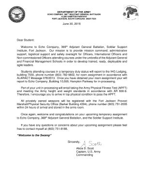 Echo Company 369 Fort Jackson - Fill Online, Printable, Fillable, Blank ...