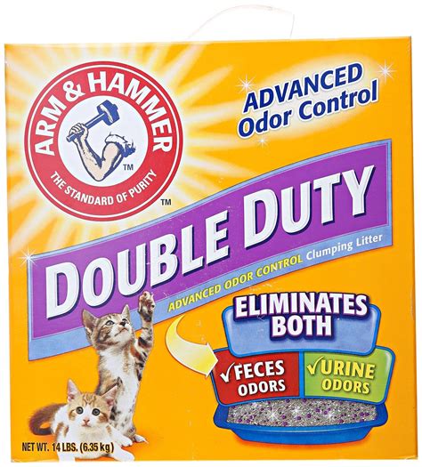 Arm & Hammer Double Duty Clumping Cat Litter, 14lb | Cat litter ...