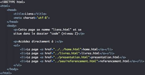 Image result for Lien Hypertexte HTML Notepad