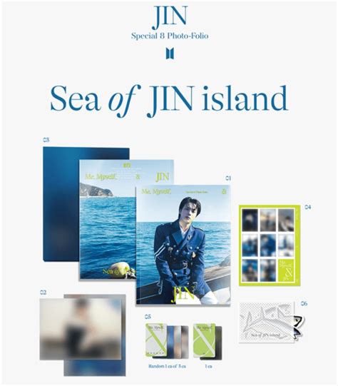 [Weverse] Special 8 Photo-Folio Me, Myself, and Jin ‘Sea of JIN island ...