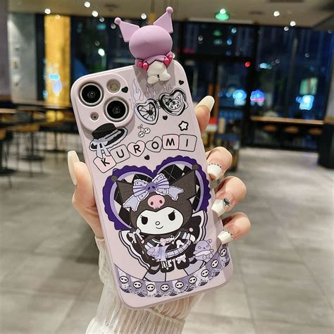 Apple 16 15 14 Plus Sweet Cool 13 12 11 Pro Max Crown Kuromi Phone Case ...
