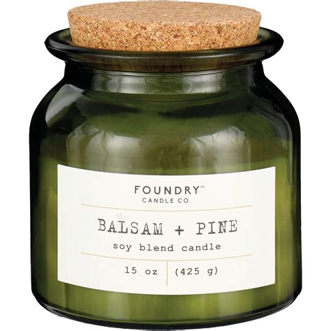 Foundry Candle Co. Balsam & Pine Scented Soy Candle - Shop Candles at H-E-B