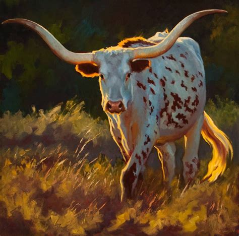 Longhorn Cattle Canvas at Jorja Tolman blog