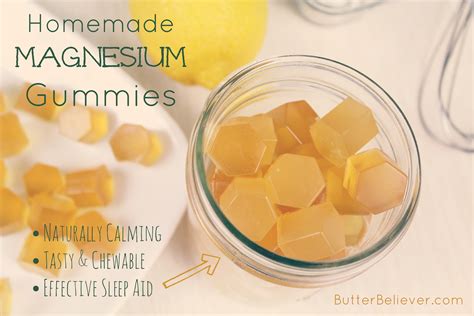 Homemade Magnesium Gummies—A Chewable "Chill Pill" and Natural Sleep ...