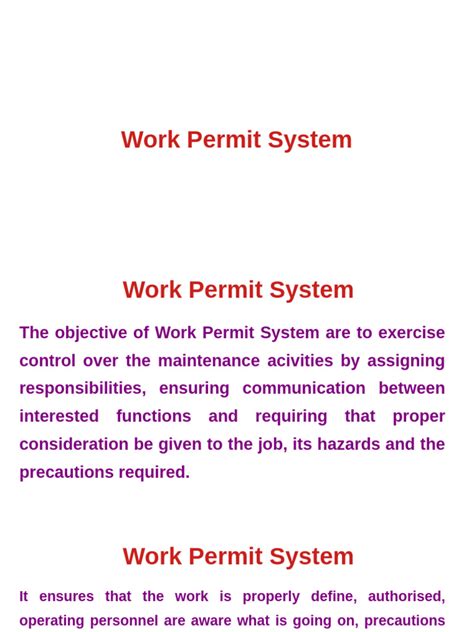 Image result for Control of Work Permit BP