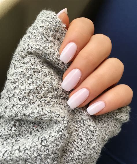 Loving this opaque pastel pink! So subtle it looks like a neutral. SNS ...