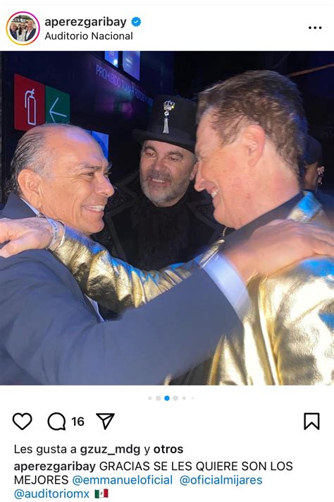 Papá de Checo Pérez celebra el alta médica junto a Mijares y Emmanuel ...