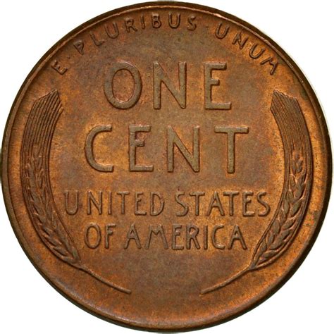 One Cent 1957 Wheat Penny, Coin from United States - Online Coin Club