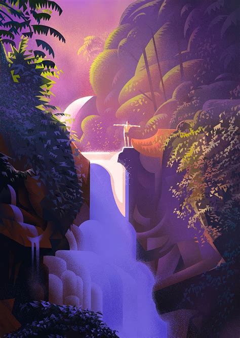 landscape illustration procreate