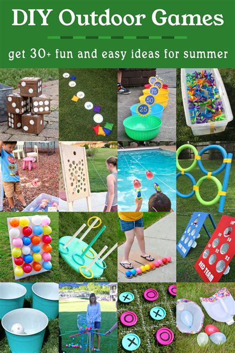 DIY Outdoor Games for the Backyard | Outdoor games for kids, Kids party ...