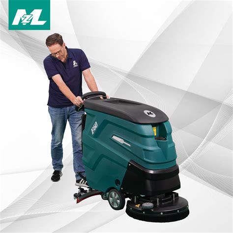 Auto Walk-Behind Floor Scrubber Industrial Cleaning Machine Easy ...