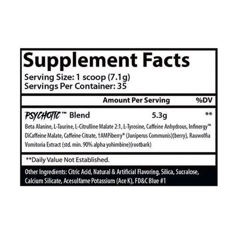 BUY INSANE LABZ PSYCHOTIC HELLBOY - 35 Servings |HUNGRY MUSCLES