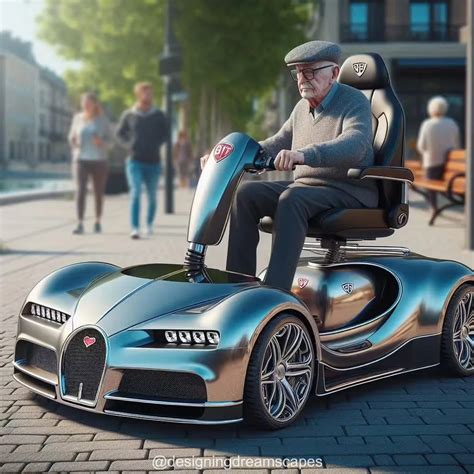 Bugatti Shape Mobility Scooter for Stylish Transportation