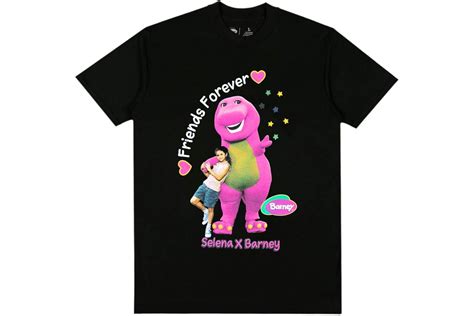 Selena Gomez Barney x Selena I Love You Black Tee Black - FW25 - US