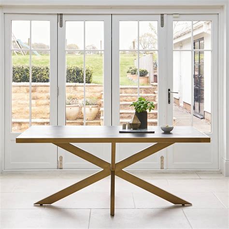 Rayna Rectangular Dining Table - Jet Black - Laura James