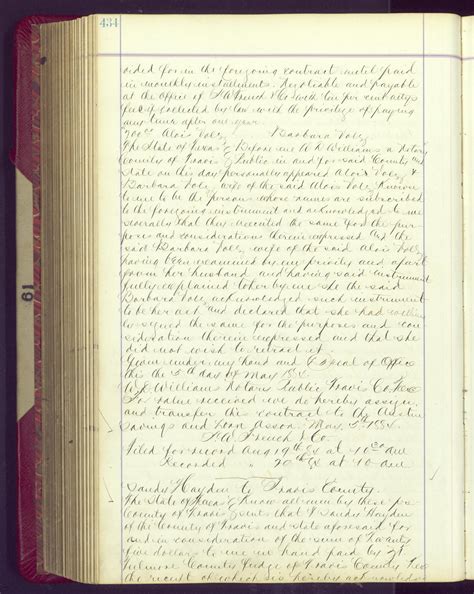 Travis County Deed Records: Deed Record 61 - Page 434 - The Portal to ...