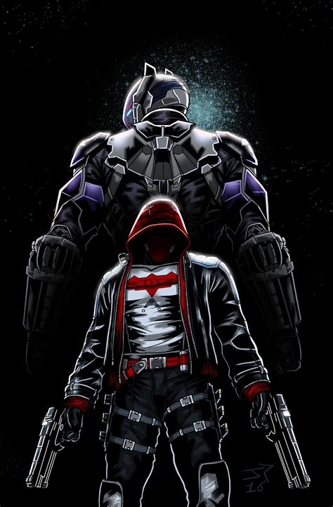 RED HOOD Arkham Knight Cover Portfolio by JonathanPiccini-JP on DeviantArt