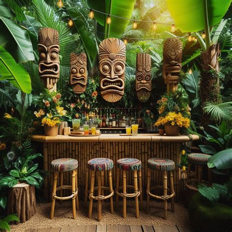 17+ Tiki Bar Decorating Ideas for the Ultimate Tropical Vibe 🌴 | Tiki ...