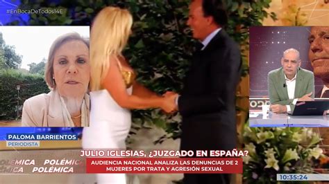 Paloma Barrientos, tras hablar con personas cercanas a Julio Iglesias ...