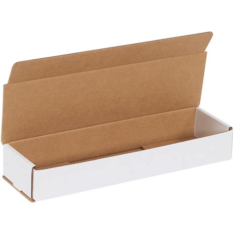 14 x 4 x 2 White Corrugated Mailers