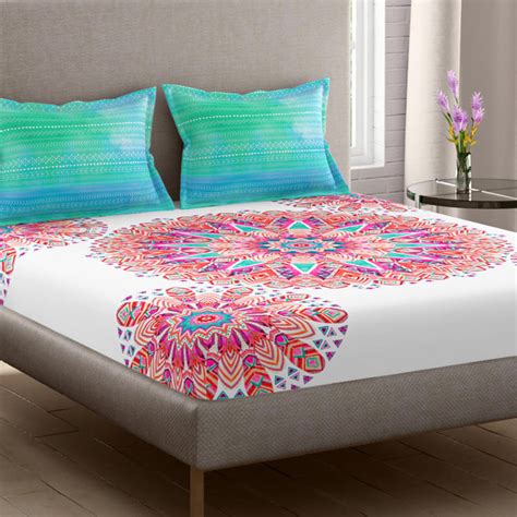 Buy PORTICO Garden of Eden Cotton 300TC Printed 3Pcs Super King ...