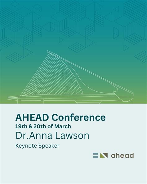 AHEAD is delighted to welcome Dr. Anna Lawson as the keynote speaker ...