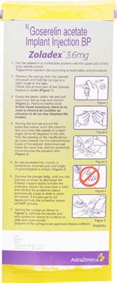 Zoladex 3.6mg Injection: Uses, Side Effects, Price, Dosage & More Info ...