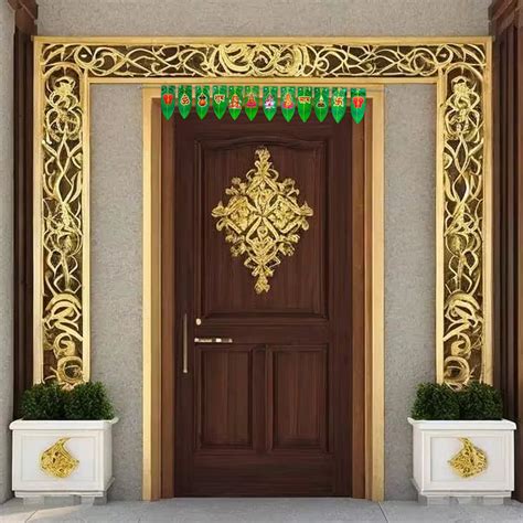 Giri - Green Leaf Toran | Toranam | Door Toran