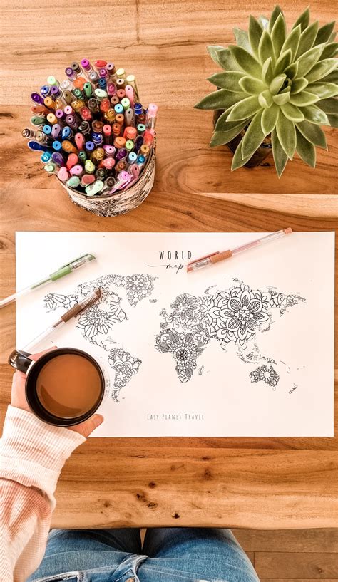 Color Your Own World Map 的图像结果