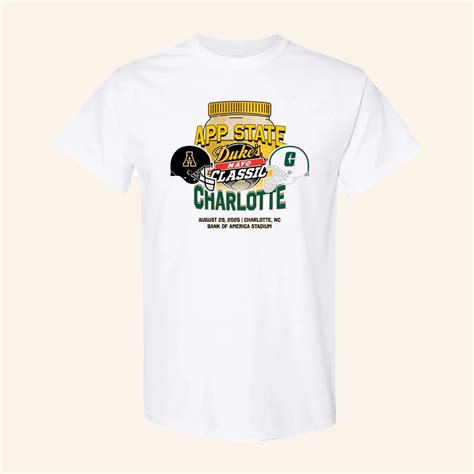 Duke's Mayo Classic Merch 2025 Duke's Mayo Classic Matchup White Shirt ...