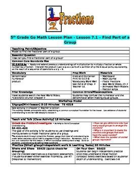 Go Math Lesson 7.2 Grade 5 的图像结果