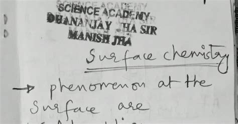 Surface Chemistry Class 12 Pankaj Sir 的图像结果