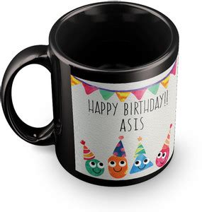 Posterchacha Asis Personalised Custom Name Happy Birthday Gift Tea And ...