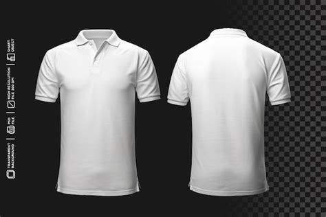 Clean and stylish polo shirt mockup psd front and back for your brand ...