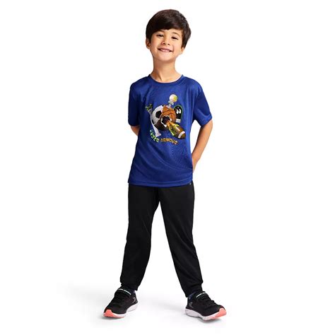 Boys 4-7 Under Armour 2-Piece Short Sleeve Graphic Tee & Jogger Pants Set
