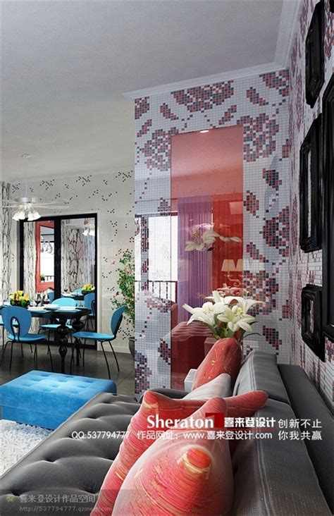 《英伦玫瑰》---佛山95平米三居室设计_喜来登设计_美国室内设计中文网博客